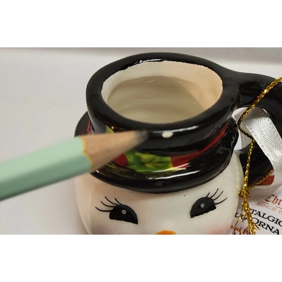 2021 Mr. Christmas Nostalgic Mini Mug Ornament Lot of 5 Holiday Ceramic 1.5 in. - Picture 8 of 11